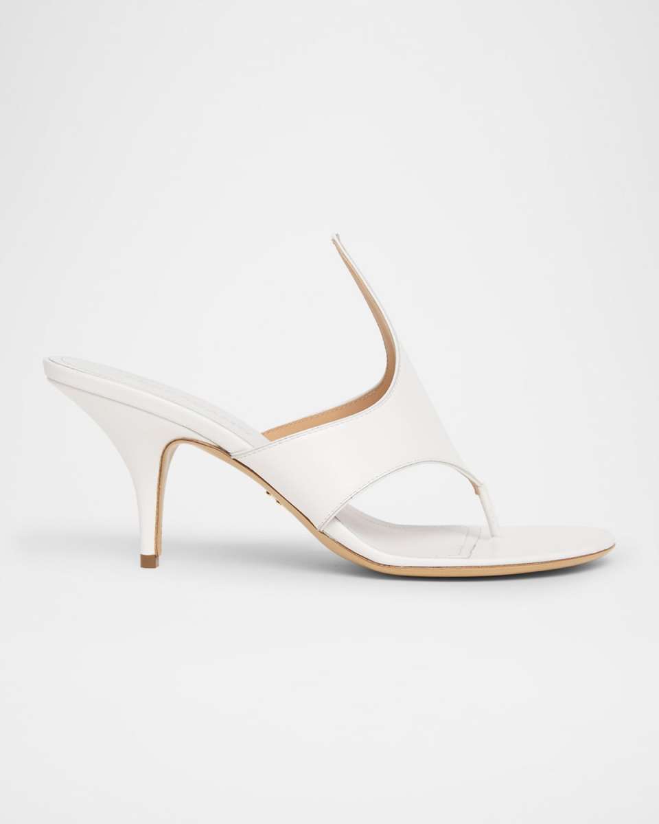 Lyrai Leather Thong Slide Sandals